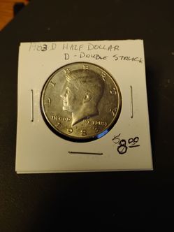 1983 D half dollar Kennedy