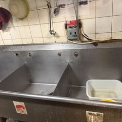 Three Compartment Sink 