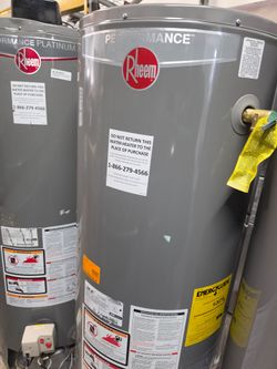 New Water Heater Rheem Performance