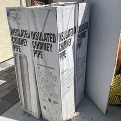 8” Insulated Chimney Pipes (3), Tees (2), and Elbow Kit (1)