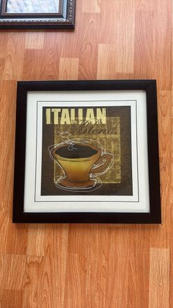 Italian Blend Coffee Framed Wall Art