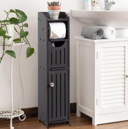 Toilet Paper Holder Cabinet