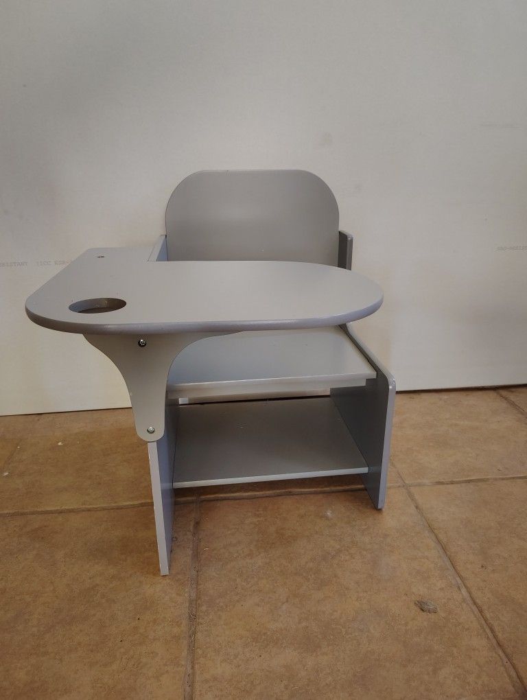 Gray Childrens Desk