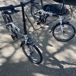 Dahon Folding Bikes W/ Bag  