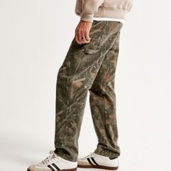2 Pairs Abercrombie Camo Carpenter Style Pants