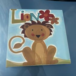 Lion Drawing Perfect For A Kid’s Bedroom 