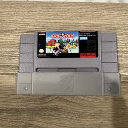 SNES Monopoly Game Cartridge for Super Nintendo