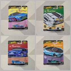 Hot Wheels Silhouette RX-7, Skyline, 720S, 300ZX
