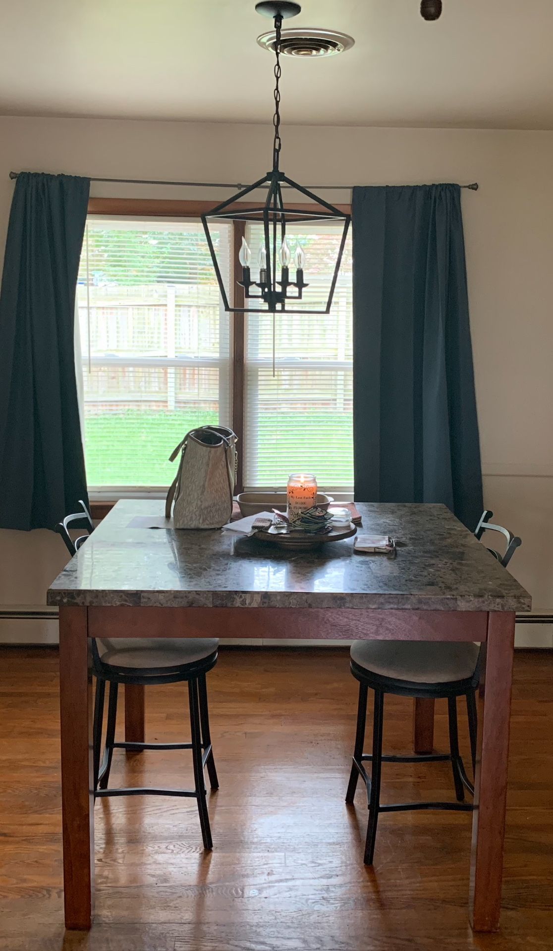 Granite Top Dining Table