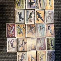 Vintage 1950s trading cards, friends or foe