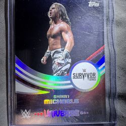 Topps Survivor Series Shawn Michaels Universe #09/50