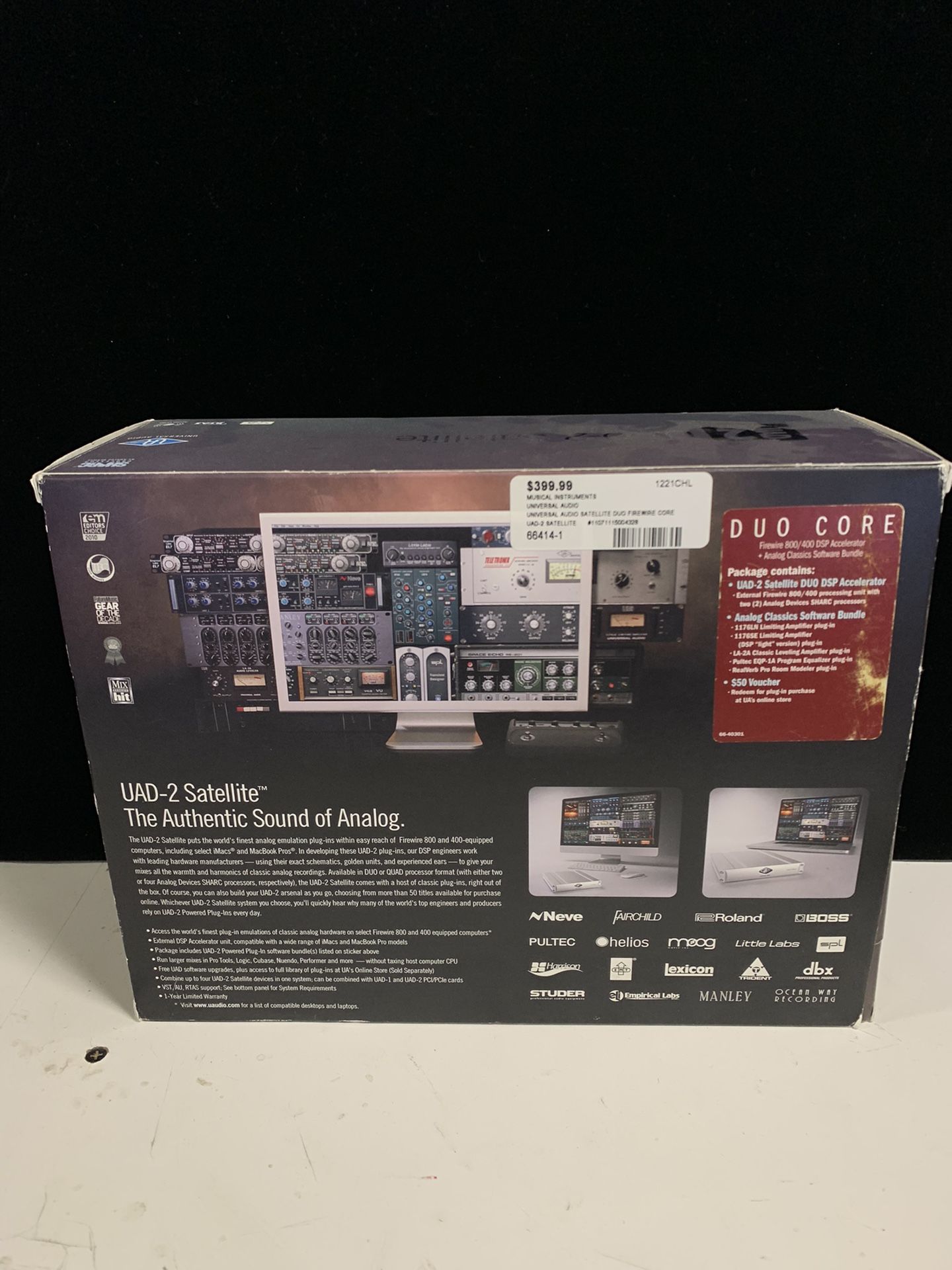 Universal Audio UAD-2 Satellite Dual Core FireWire DSP Accelerator