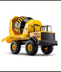 New Open Box Tonka Steel Classics Mighty Cement Mixer Toy Construction Truck