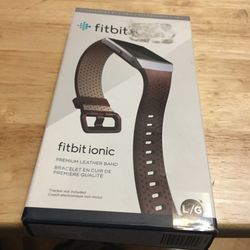 fitbit ionic leather watch band