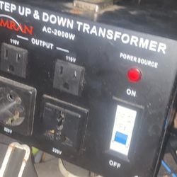 Atep Up & Step Down Transformer Ac2000w