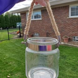 Glass Candle Holder Or Decor