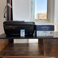 HP Color Printer With Ink And Paper