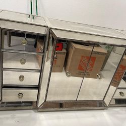 Mirror Dresser & Nightstand 
