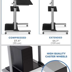Rolling Computer Laptop Desk