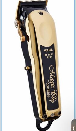 Wahl Professional 5 Star Cordless Magic Clip Gold, High-Performance Hair Clipper with 100+ Minute Run Time, Lithium Ion, Gold