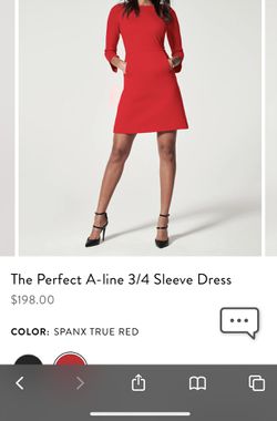 Spanks Dress Red -Medium spandex perfect shift dress Red Medium