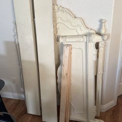 Twin Size Bed With Box And Mattress 