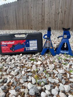 Duralast 2 Ton Hydraulic Trolley Jack and Jack Stands