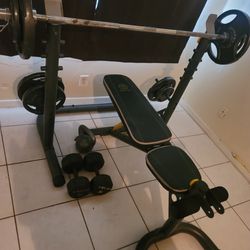 Weight Bench With Weight Sets