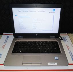 Hp 640 G3/6th Gen I5/8ram/256 Ssd/win 10 Pro