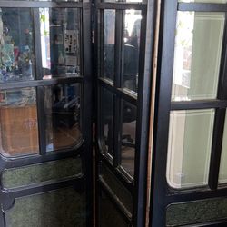 3 Panel Divider  Beveled glass