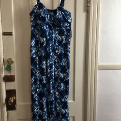 Lane Bryant women’s maxi dress with self  tie in the back 18-20