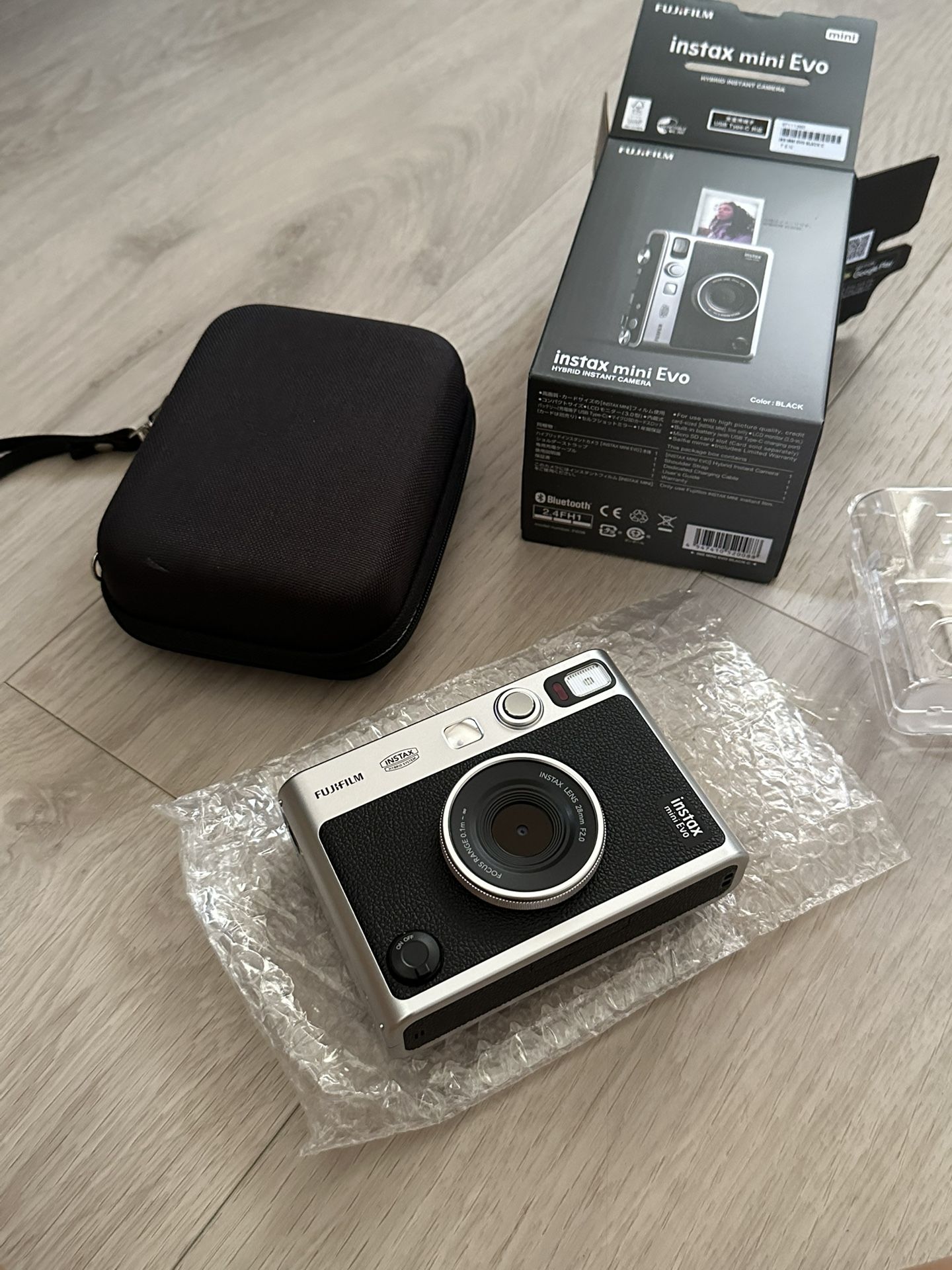 Instax Mini Evo Instant Film Camera - Black