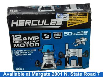 Hercules Heo41 Blue Corded Router