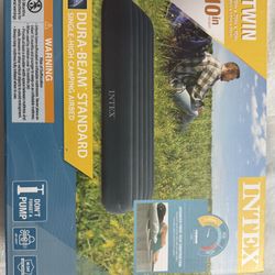 Intex 10" Twin Standard Dura-Beam Airbed Mattress
