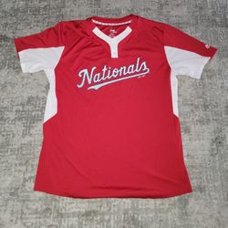 Majestic Nationals Jersey Tshirt 