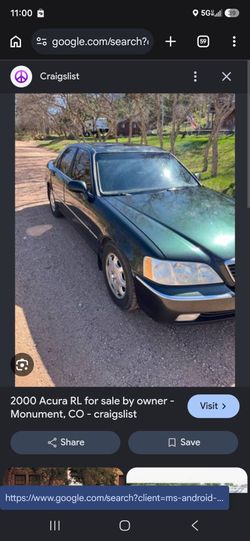 2000 Acura RL 4 Sale $2500 obo