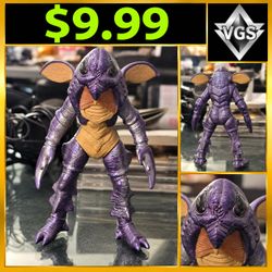 Power Rangers Evil Space Aliens Guitardo Purple Fly Action Figure 8 Bandai 1993
