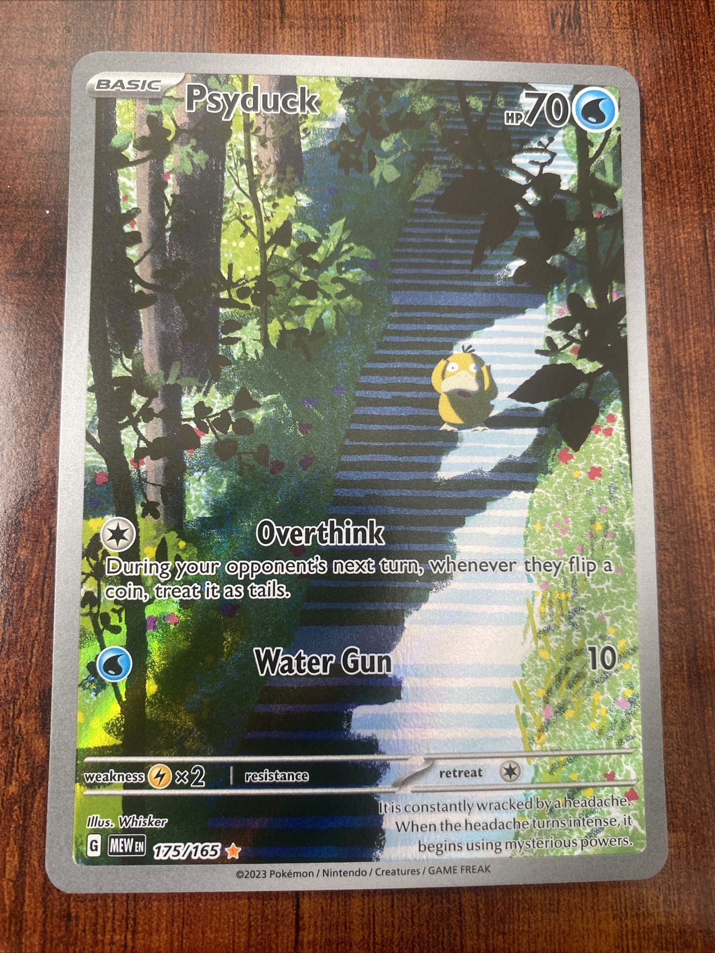 Pokemon 151 Psyduck 175/165 Full Art Rare NM/M PACK FRESH!