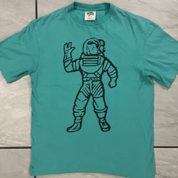 Vintage Single Stitch Billionaire Boys Club Astronaut T-Shirt Size Medium Teal