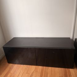 2 BLACK TV STAND IKEA - URGENT SALE