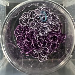 500 Blue And Purple Jump Rings