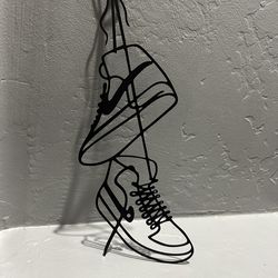 Nike shoe metal sign