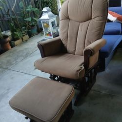 Rocking Chair With Foot Rest