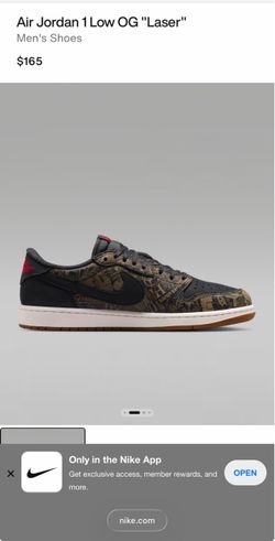 Air Jordan 1 Low OG "Laser" Men's Sneakers