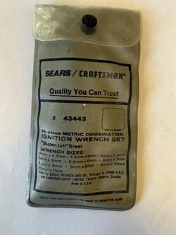 Craftsman 10-Piece Metric Ignition Wrench Set