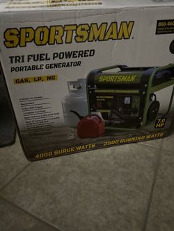 Sportsman Tri Fuel Portable Generator 4000W