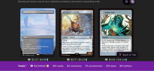 Magic the Gathering Singles
