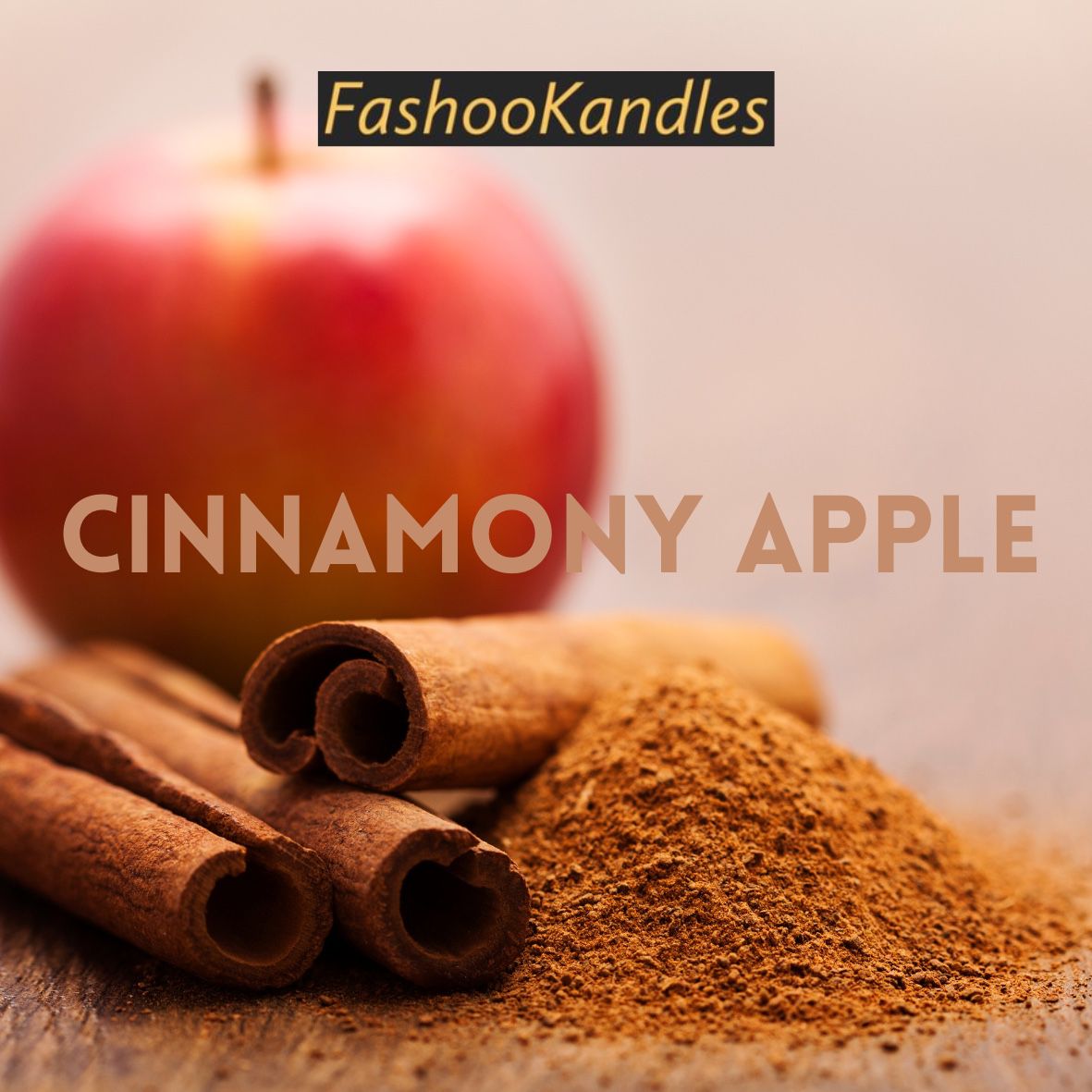 Cinnamony Apple Candle