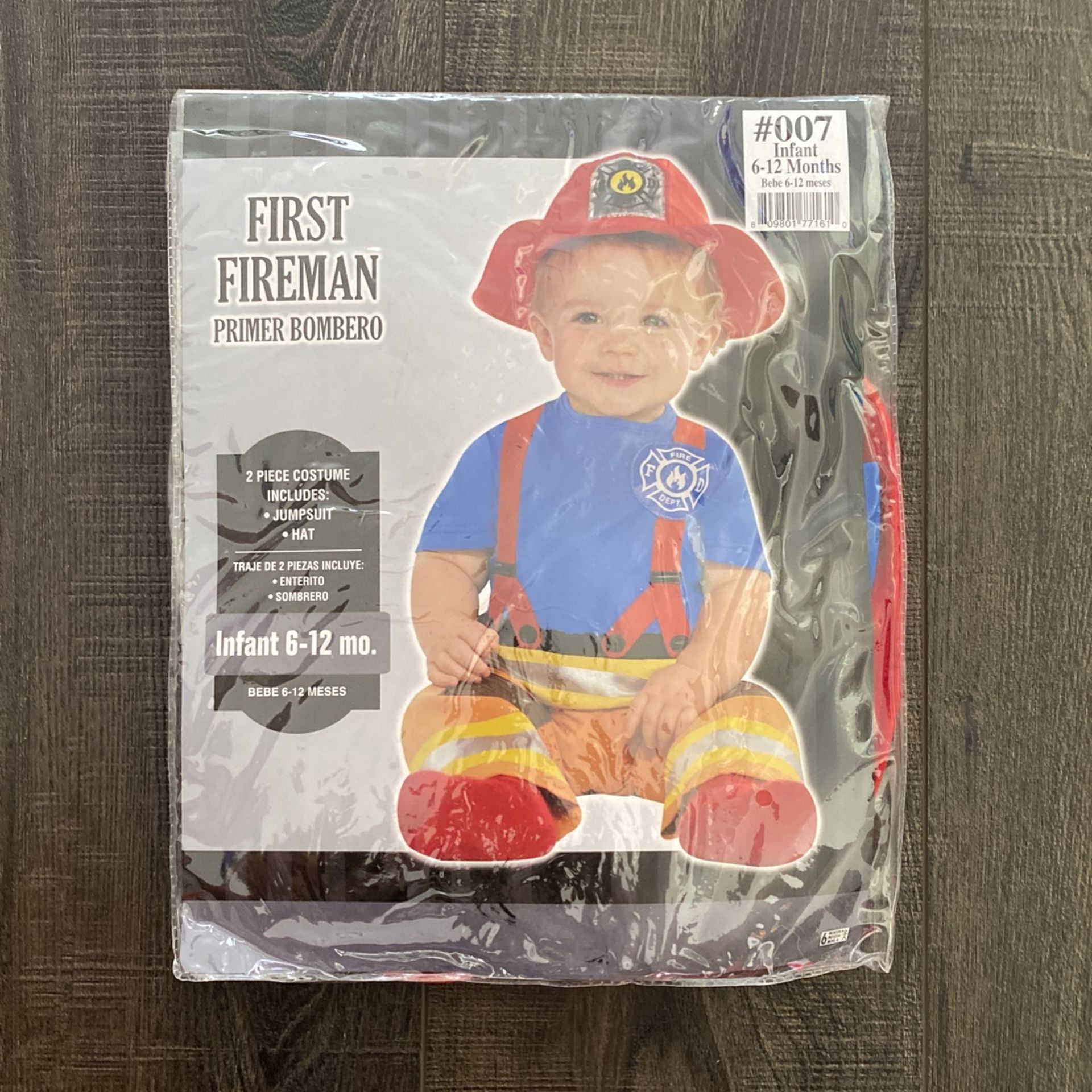 First fireman 6-12 Months Costume