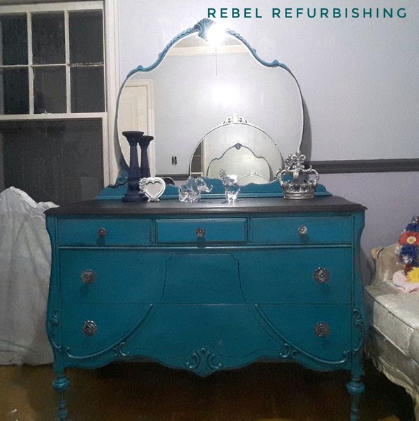 Antique Refinished Dresser For Sale In Harper Woods Mi Offerup